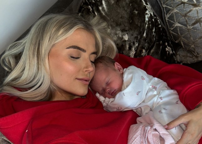 Lancashire actress Lucy Fallon reveals her baby girl's name