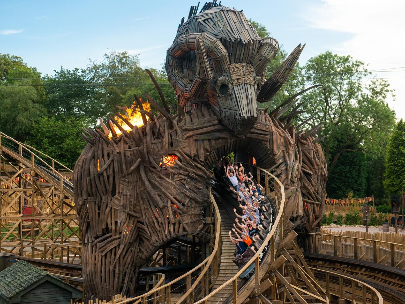 DAYS OUT Wood and fire Wicker Man roller coaster is a flamin