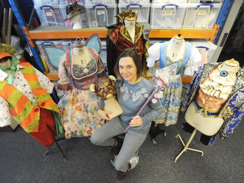 UK Productions costume department in Blackpool bringing Christmas