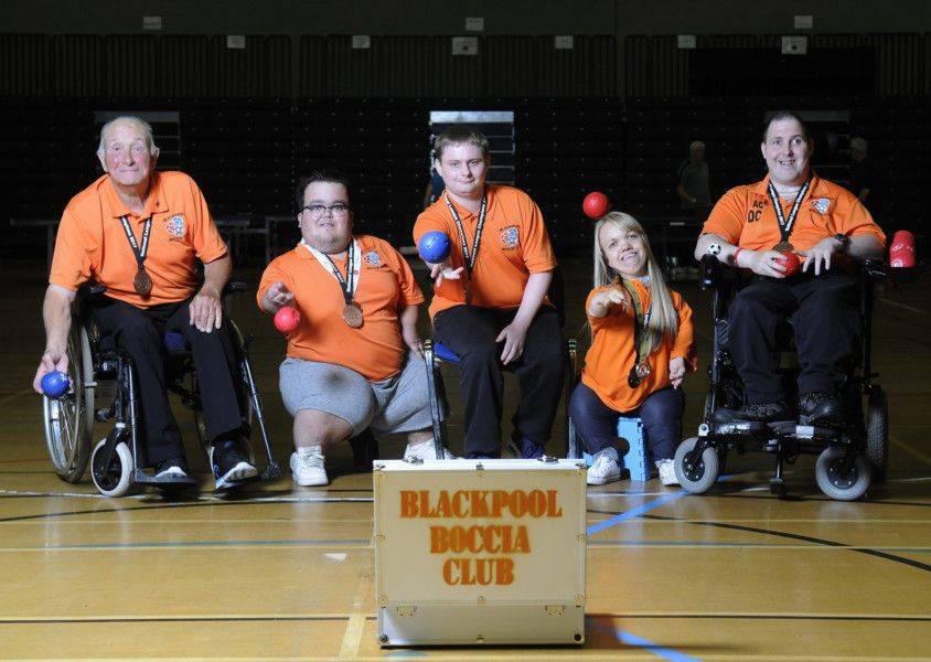 Blackpool Boccia s medal magic in national finals