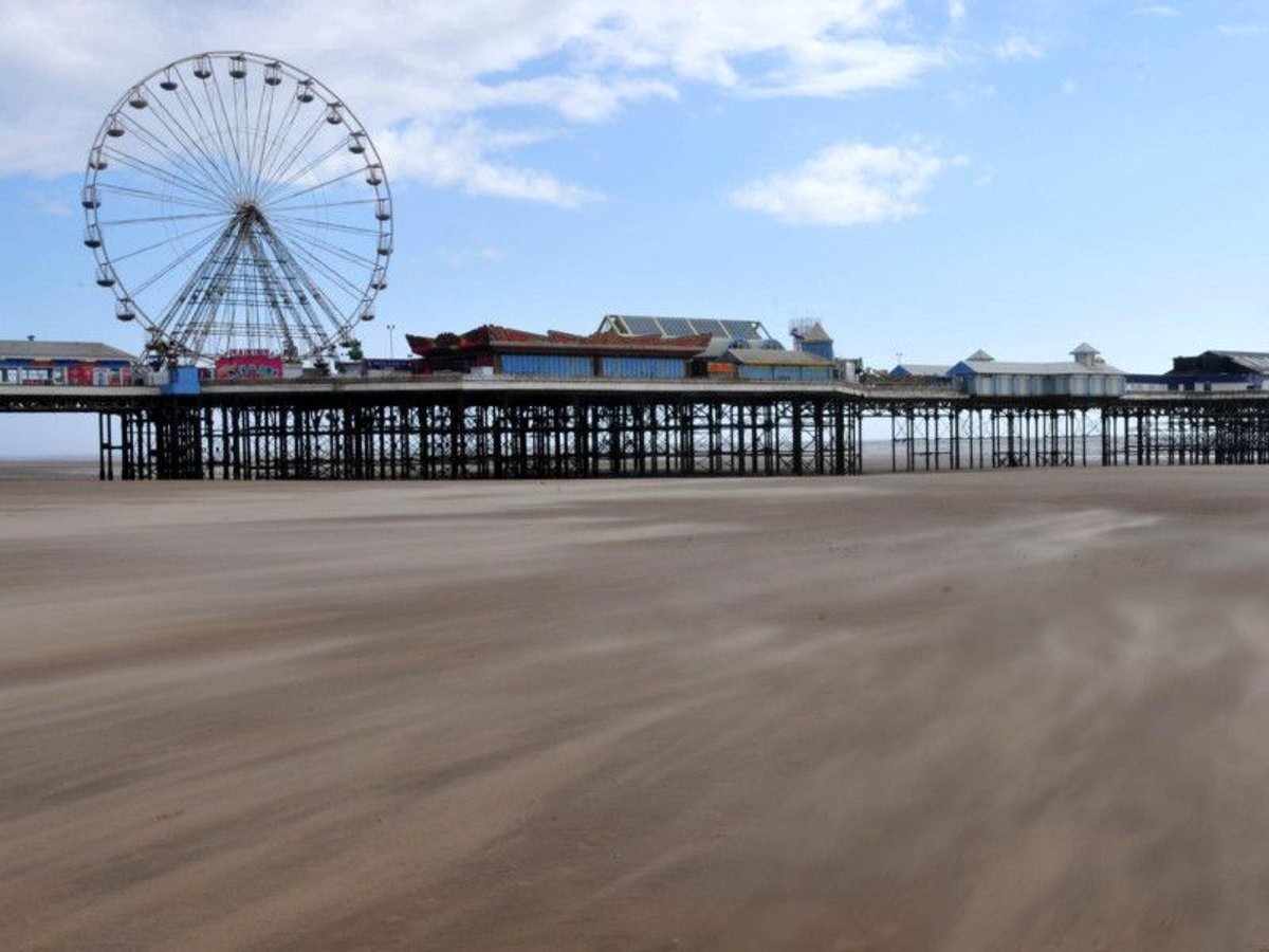 Central Pier in Blackpool - A Promenade of Family Fun Built Over